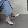 French Fairy Wind Is Not Tired Of Feet, Small Slope Heel Bag Head Sandals, Female Summer After Empty Pointed Muller Shoes