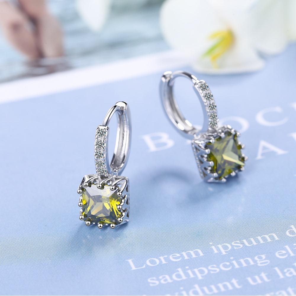 925 Sterling Silver Hot Heart AAA Zircon Stud Earrings For Women Exquisite Student Girlfriend Jewelry Accessories Wedding Party