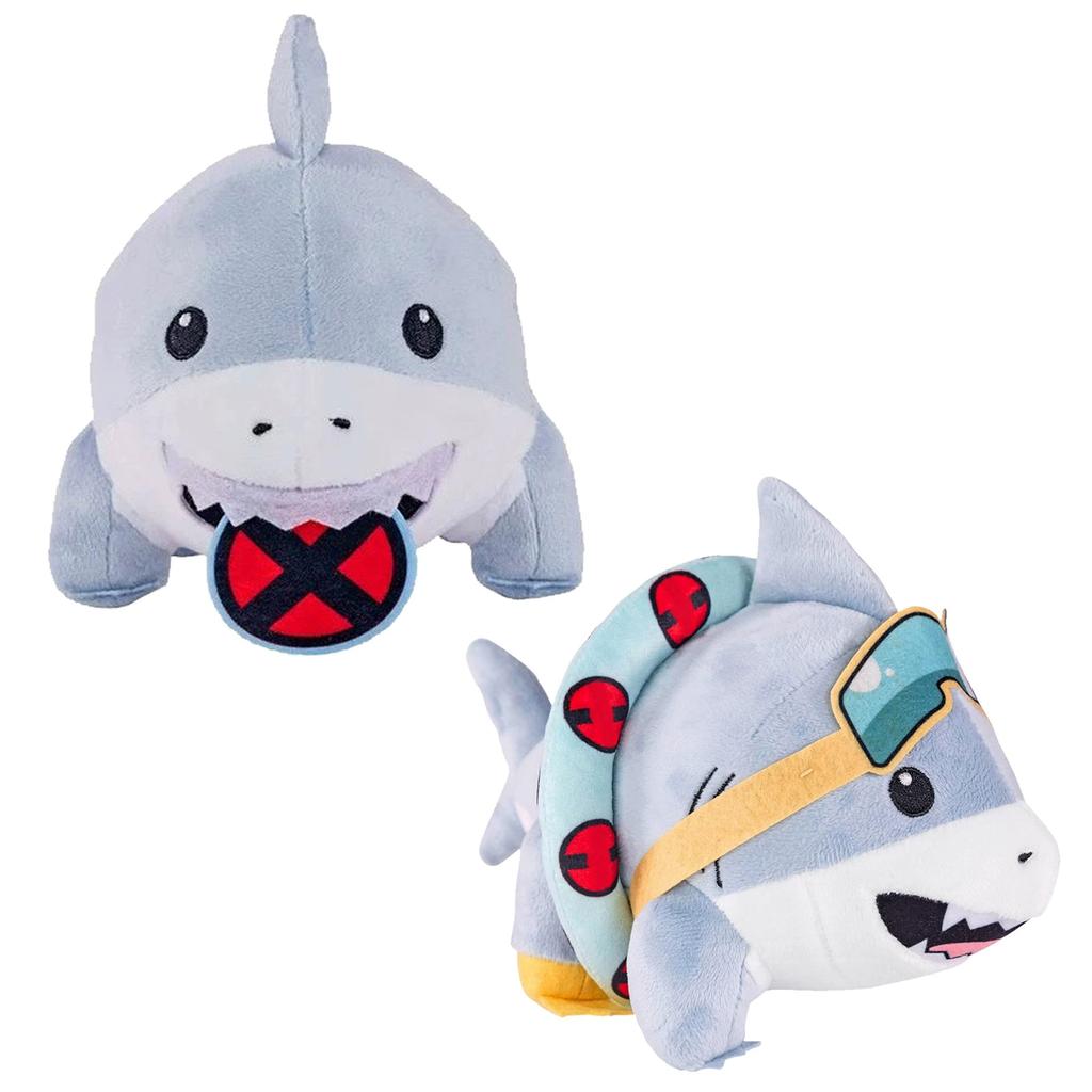 TreasuringU New 8-Inch Jeff the Land Shark Plush Play kits Cute Sharp Animals Stuffed Dolls Plushie Gifts Boy Girl Birthday Surprise