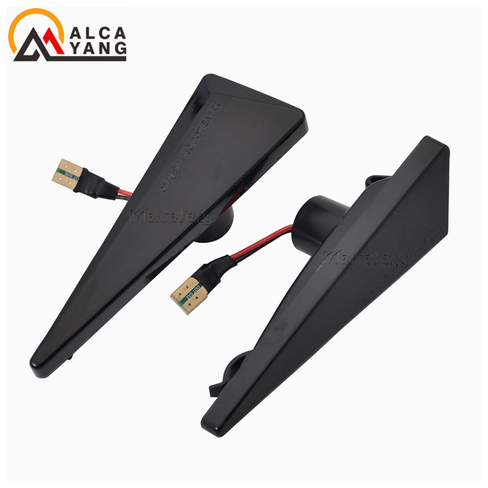 2pieces Led Dynamic Side Marker Turn Signal Light For Renault Megane MK2 CC Espace MK4 Scenic MK2 Wind Avantime Thalia 2