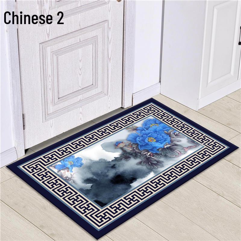 

Коврик для двери в китайском стиле для крыльца и гостиной: Коврик для ног, коврик у кровати в спальне, коврик для пола в ванной 50x80 cm