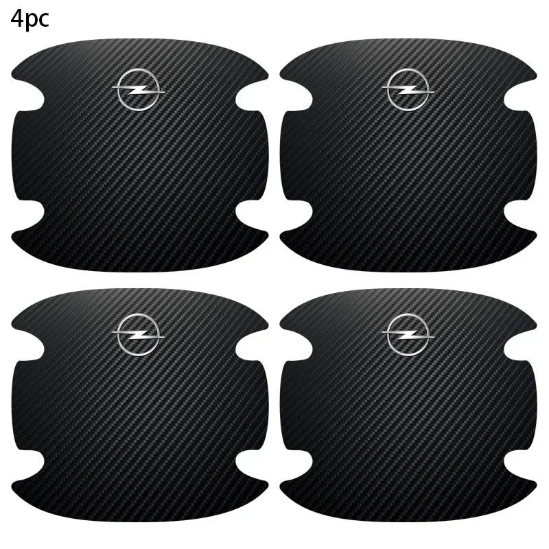 4PCS Car Door Sticker Scratches Resistant Cover Bowl Handle Film For Opel Astra Insignia Corsa Zafira Meriva Mokka Vivaro Vectra