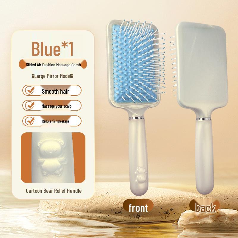 Perlglänzender Antistatischer Doppelnutzungs-Airbag-Massagekamm für Frauen