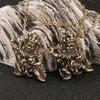 Mahakala Statue Antique Bronze Brasses Tibetan Small Hanging Ornament Sacred Protectors of Dharma Buddhism Sculpture Gift