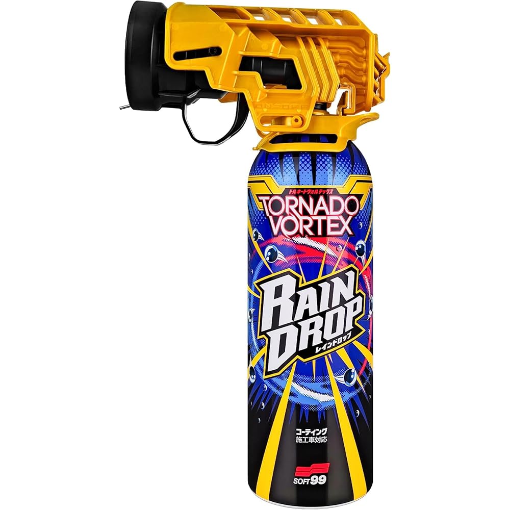 SOFT99 Покрытие-воронка Raindrop Tornado (Стандартная банка) для защиты и полировки автомобильной краски и для водоотталкивающего покрытия стекол