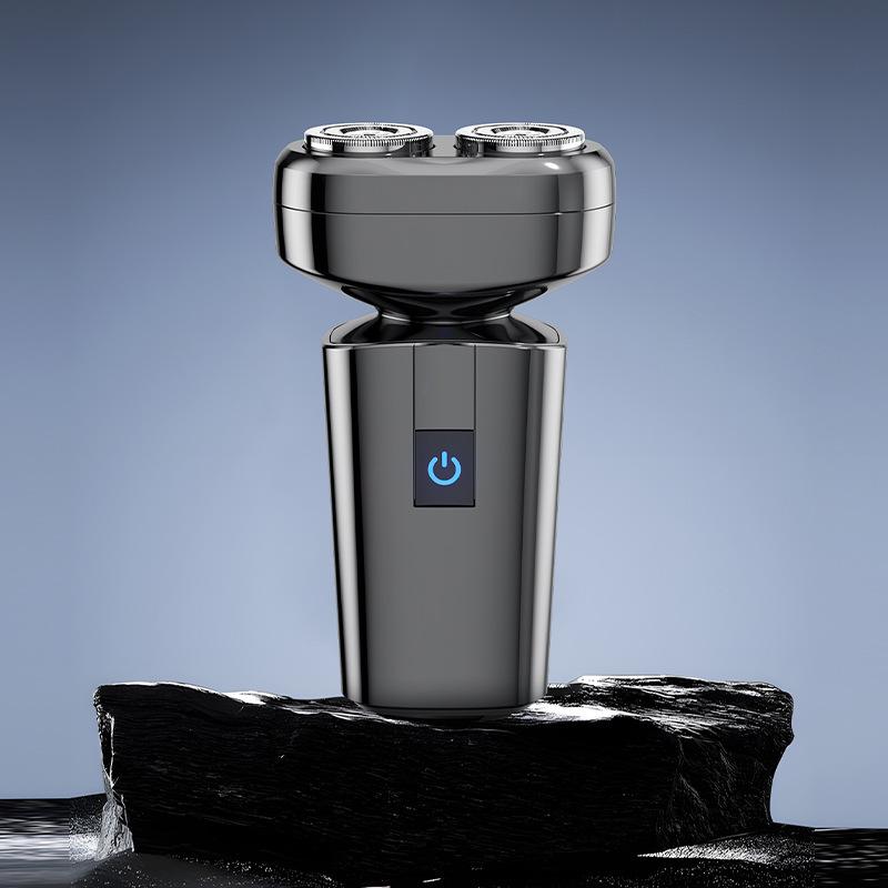 Portable Dual Head Alloy Electric Shaver for Men, Smart & Silent, Fully Washable