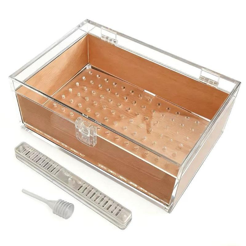 

Transparent View Acrylic Puritano Storage Box with Cedar Lining for Humidity Control and Long Term Preservation 1