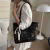 Fashionable Pu Leather Tote Bag For Women Trendy Summer Street Style Shoulder Bag