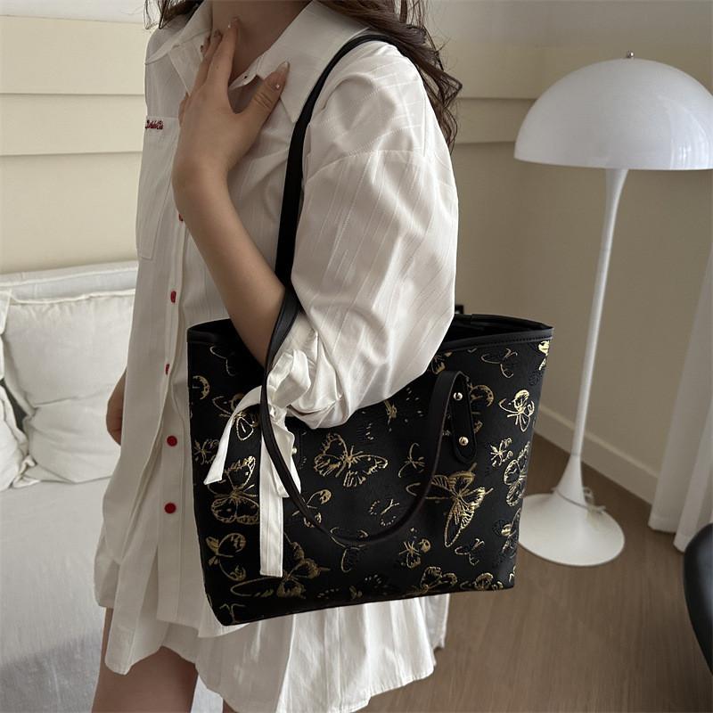 Fashionable Pu Leather Tote Bag For Women Trendy Summer Street Style Shoulder Bag