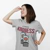 Anime Demon Slayer: Kill The with Kidness Organic Women's T-Shirt Oversized S-XXXL