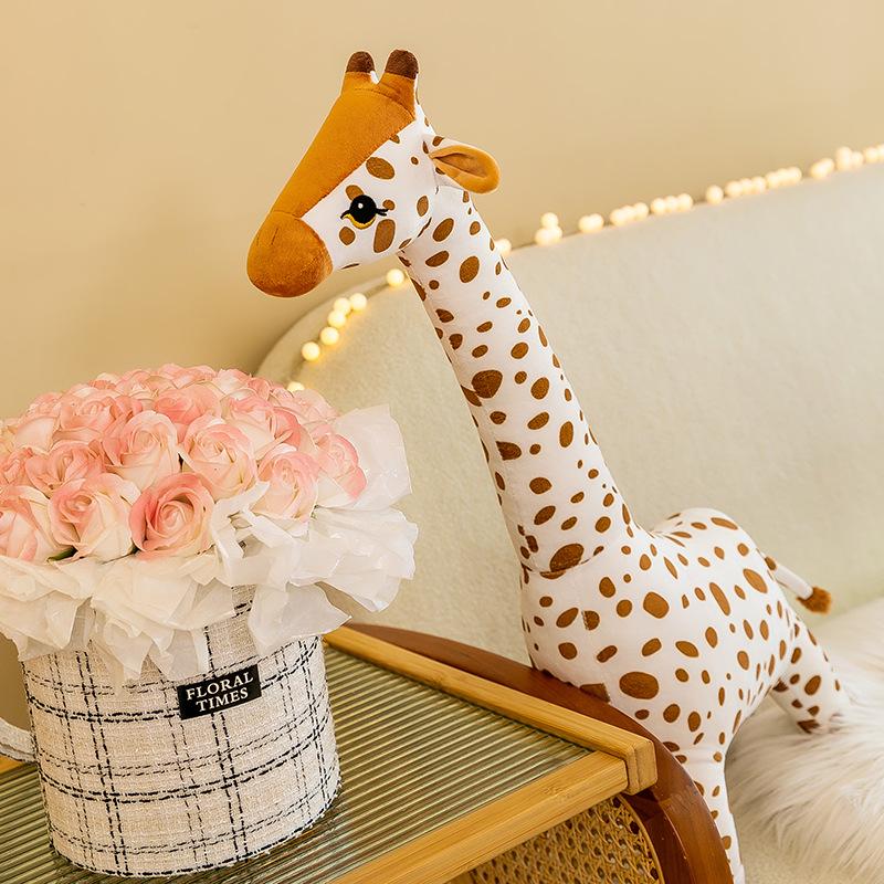 

Cute Giraffe Plush Doll for Kids - Comfort Pillow & Nursery Decor 40cm (0.18kg) коричневый