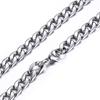 Men's Hip Hop Thick Gold, Black, and Silver Stainless Steel Titanium Chain Necklace