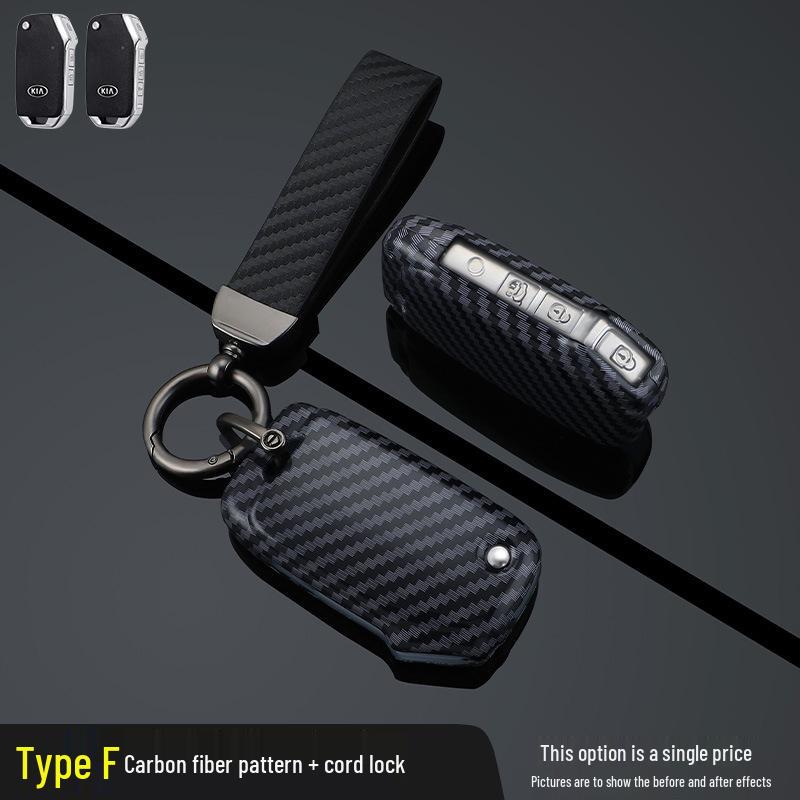 Key Cover for Kia K3, Sportage, K5, K2, Seltos, Niro, KX3, KX5 - Folding Car Shell & Buckle