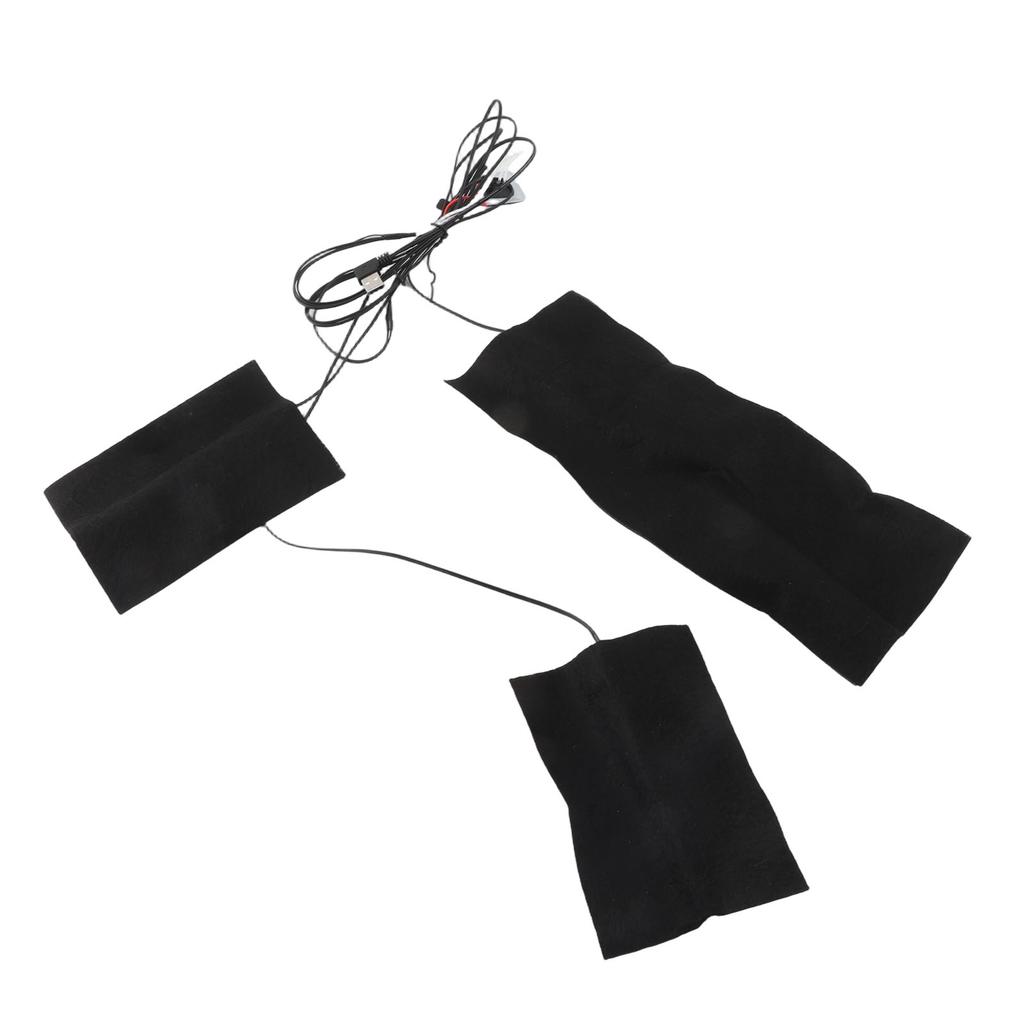 3 In 1 Clothes Heater Pad USB 3 Temperature Settings Electric Cloth Heating Sheet Soft Washable Cloth Warmer Pad for Winter