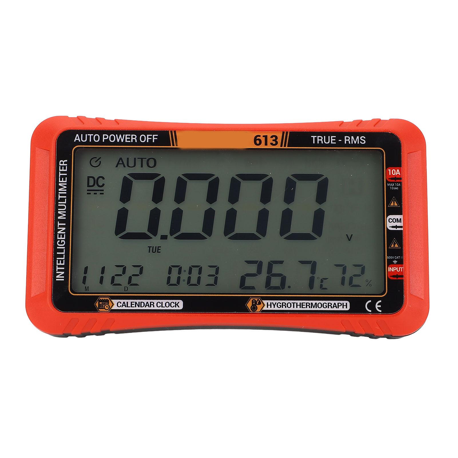 

Цифровий мультиметр Напруга постійного та змінного струму Сила струму Опір Продзвінка Ланцюга Тестер конденсаторів з Календарем