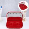 False Eyelash Case LED Light Eyelash Box Mirror Storage Holder Portable Lash Tray for Personal Beauty Tools Organization