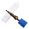 M35 Cobalt Step Drill Bit 1/4 Inch Hexagon Shank Double-edged Spiral Groove Step Drill 3-13mm Cobalt Coating Hole Saw