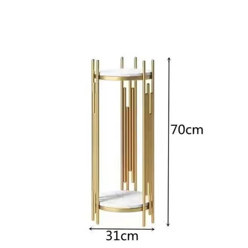 Miling Gold Metal Floor Display Stand