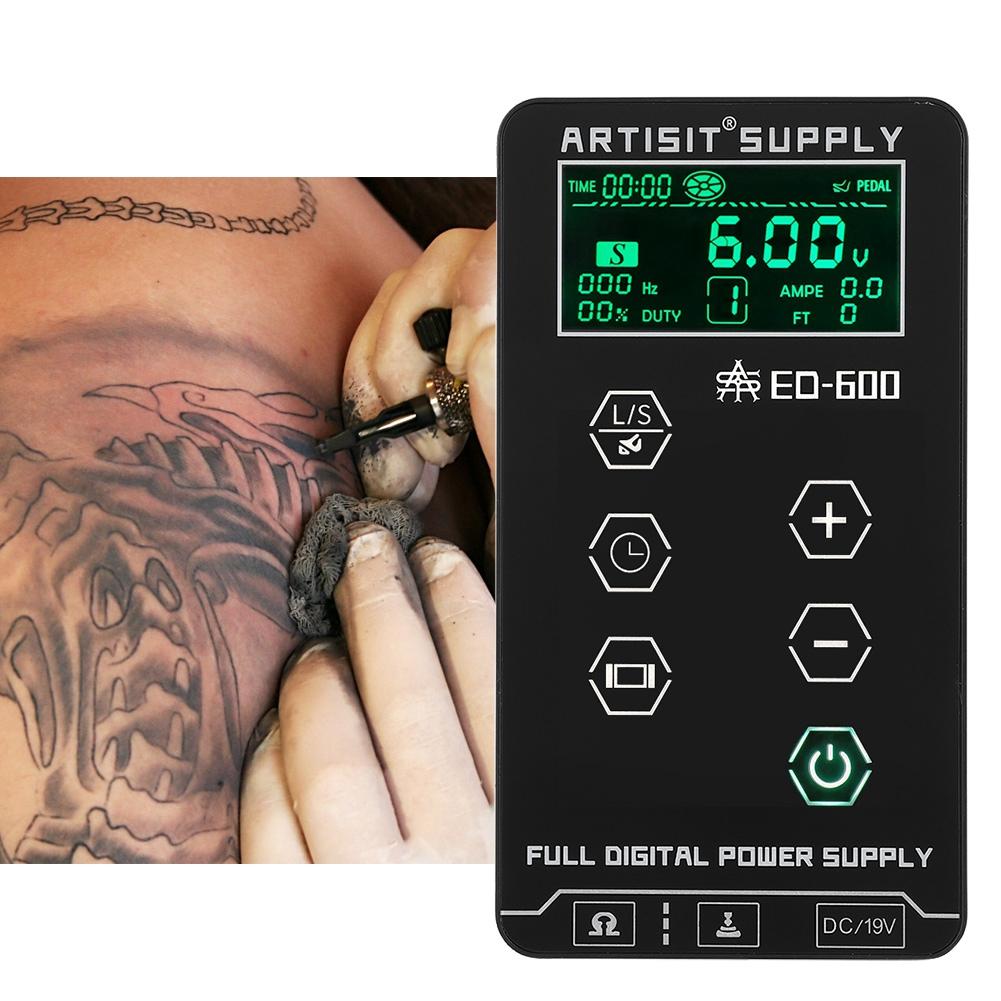 - Touch Screen Digital Display Tattoo Machine Power Supply DC Connection