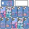 Cover for iPhone 17 16 15 Xiaomi Poco Redmi Note 14 13 12 11 Pro 9 16e Samsung Galaxy S25 S24 S23 OPPO Huawei Blue Lilo Cartoon Stitch Pink Phone Case