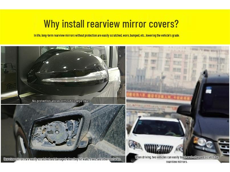Otai Rearview Mirror Cover Sticker for Nissan JUKE - Custom Modification