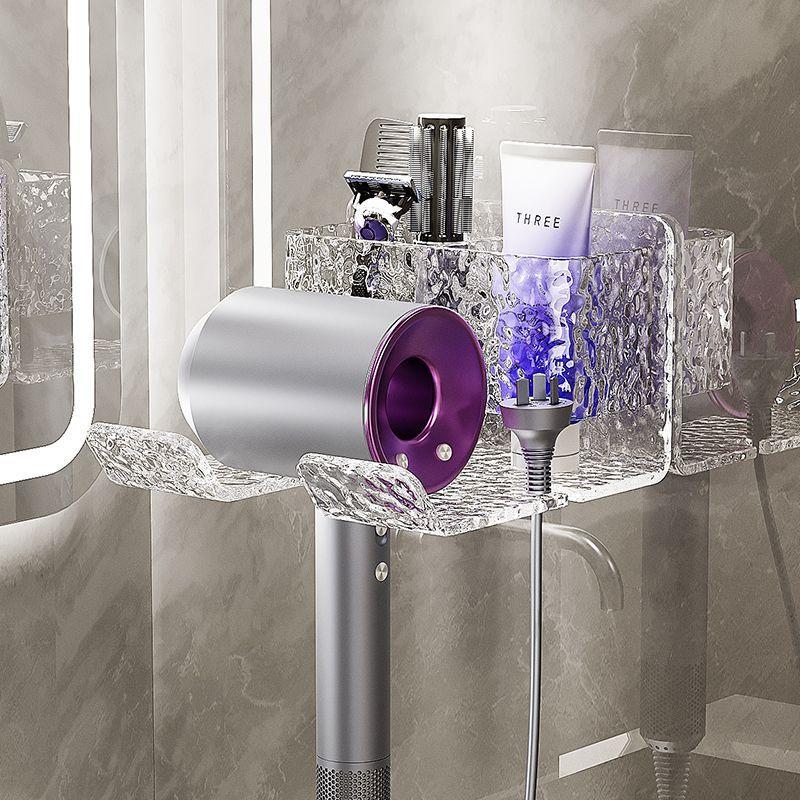 

Стеллаж для хранения фена без перфорации, настенный монтаж для ванной комнаты, душ, фен, кронштейн для хранения, светильник, роскошный стиль