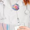 2D Rose Scalable Badge Clip Badge Clip ID Card Name Label Nurse Student Use, ID Cards and Supplies, Badge Clip“