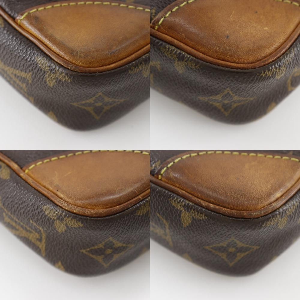 LOUIS VUITTON Marly Dragonne Business Bag M51825 vintage Brown Monogram canvas unisex Used