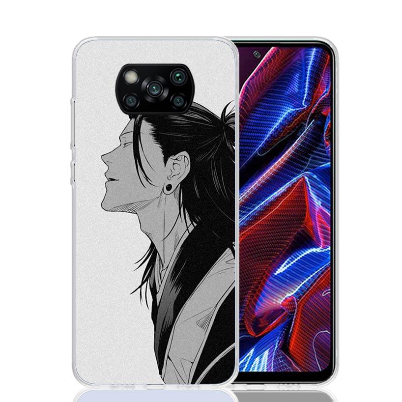Kaisens Jujutsus Geto Suguru Case Phone Cover for Xiaomi Poco X3 Nfc X5 X6 X7 X4 Gt F7 Ultra F6 F5 Pro F4 F3 M5S M5 M4 M3 5G Tre
