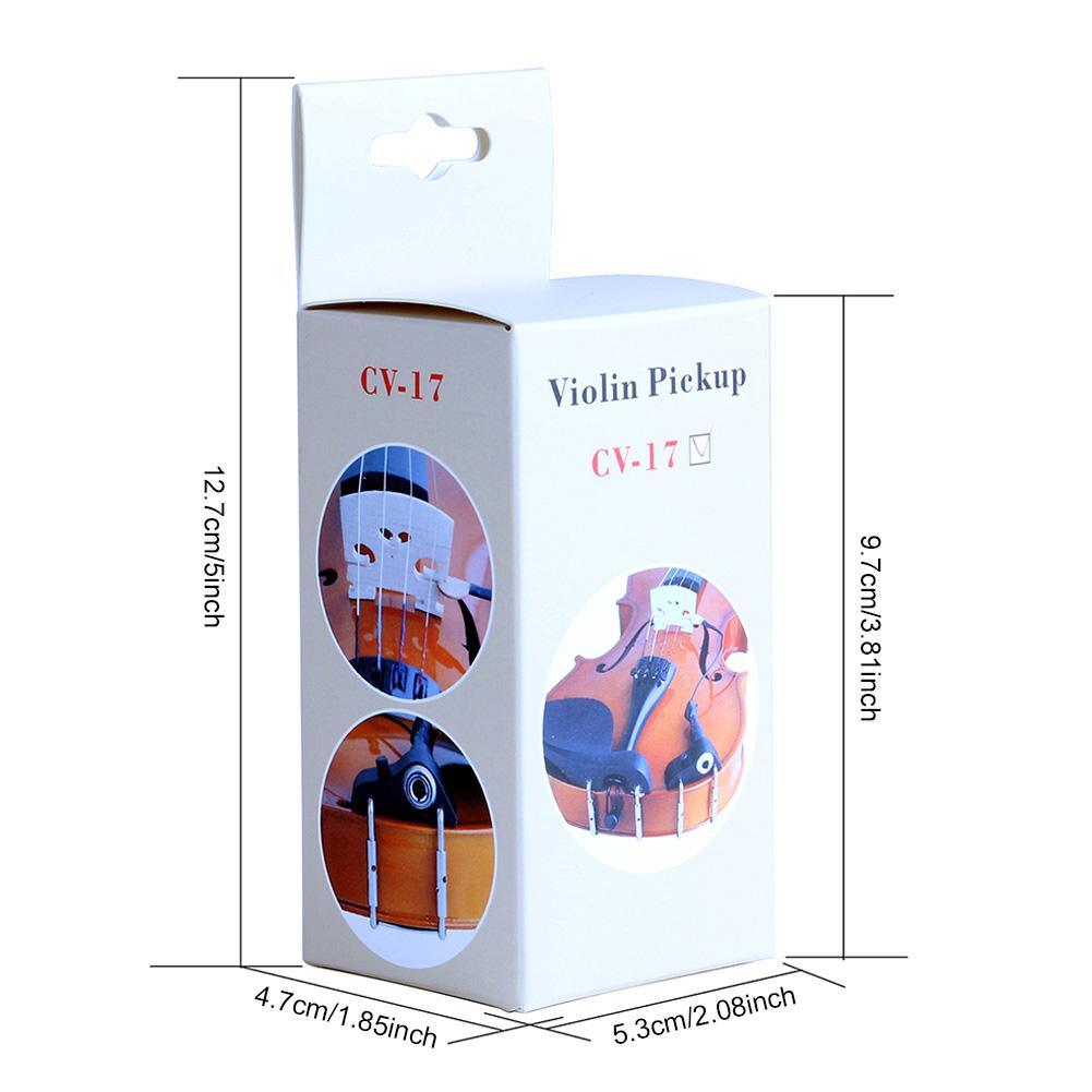 Violin Pickup Electronic Organ Instant Authentic Acoustic Sound Pickup for Violin Violin Accessories for Violin/Viola