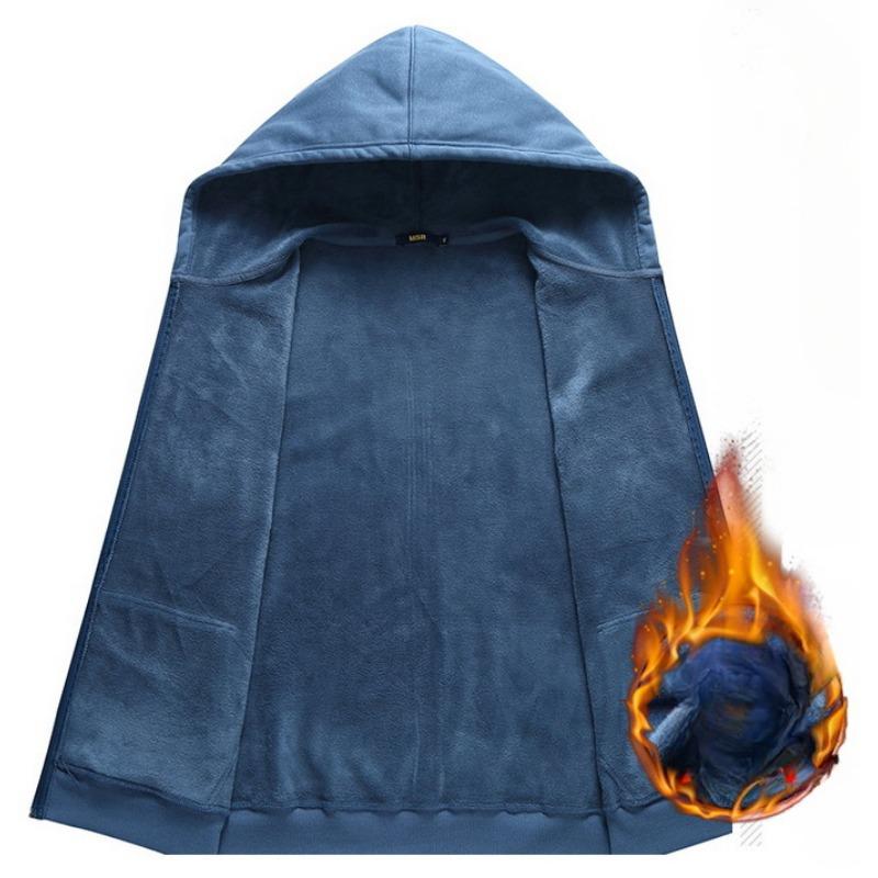 Übergröße 10XL 12XL Kapuzenpullover Herren Herbst Winter Fleece Hoodies Einfarbige Jacke Hoodies Große Größe 12XL Blau Schwarz Rot Grau