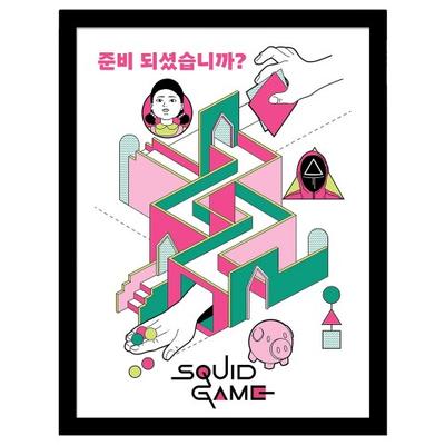 Squid Game Are You Ready Framed Poster