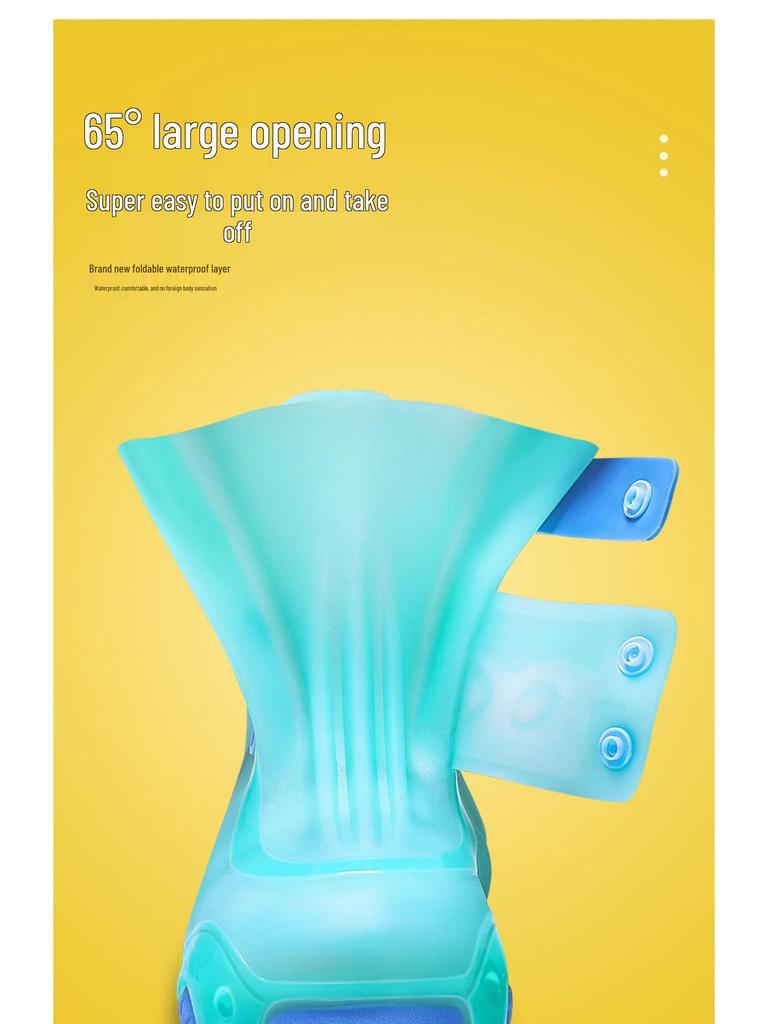 Waterproof Non-slip Silicone Rain Boot Covers for Kids & Adults