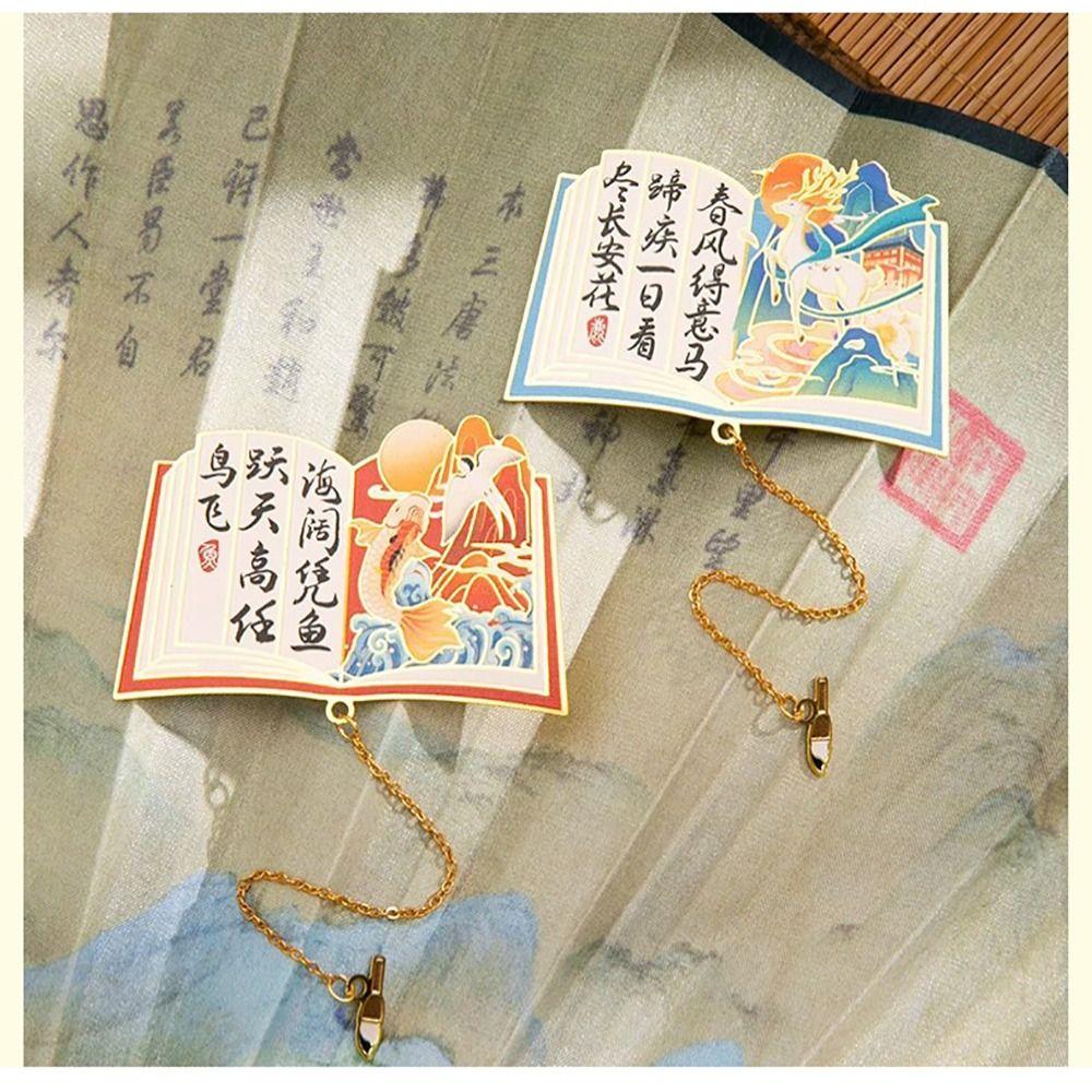 Stationery Book Clip Metal Pagination Mark New Bookmark