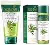 Biotique Tea Tree Skin Clearing Mattifying Facial Toner 120ml & Biotique Tea Tree Skin Clearing Normal To Oily Skin Face Wash, 150 Ml