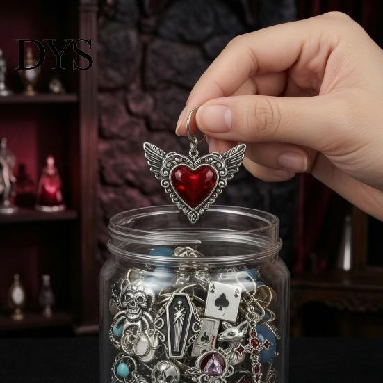Mystery Jewelry Box 10/15/20/25/30/35Pcs Jar for Women, Mixed Necklaces Earrings Rings Bracelets Set, Lady Gift Gothic Ocean Theme Kit with