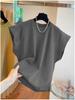 Women's Puff Sleeve Short-Sleeve T-shirt, New Summer Loose Fit, Versatile Basic for Students, Trendy Style Outerwear