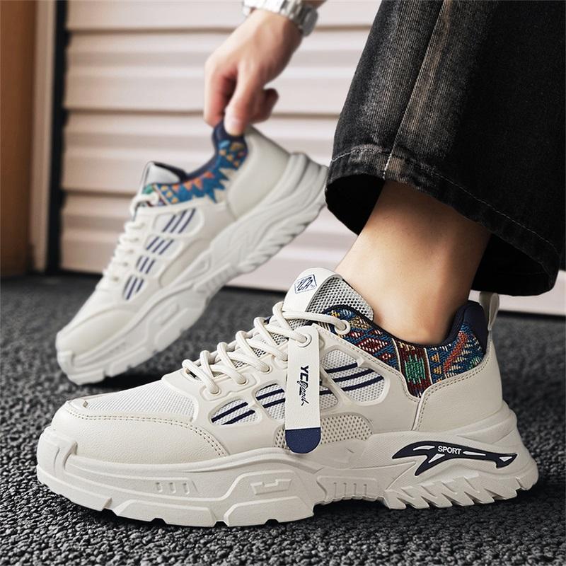 Nová pánská módní ležérní obuv chlapecká studentská trendy měkká podrážka pohodlné tenisky pánské klasické prodyšné sportovní boty