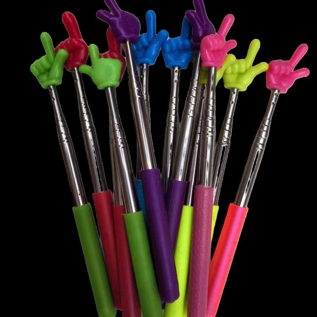 Children s Telescopic Reading Pointer - Teaching Aid & Blackboard Tool 10 Pieces Non-Detachable