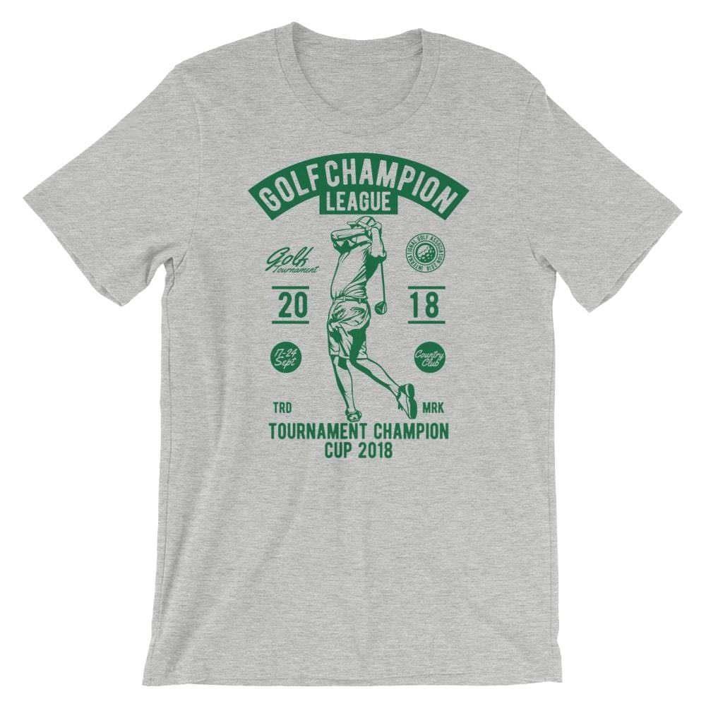 

Golf Champion League T-Shirt. 100% Cotton Premium Tee NEW 4XL