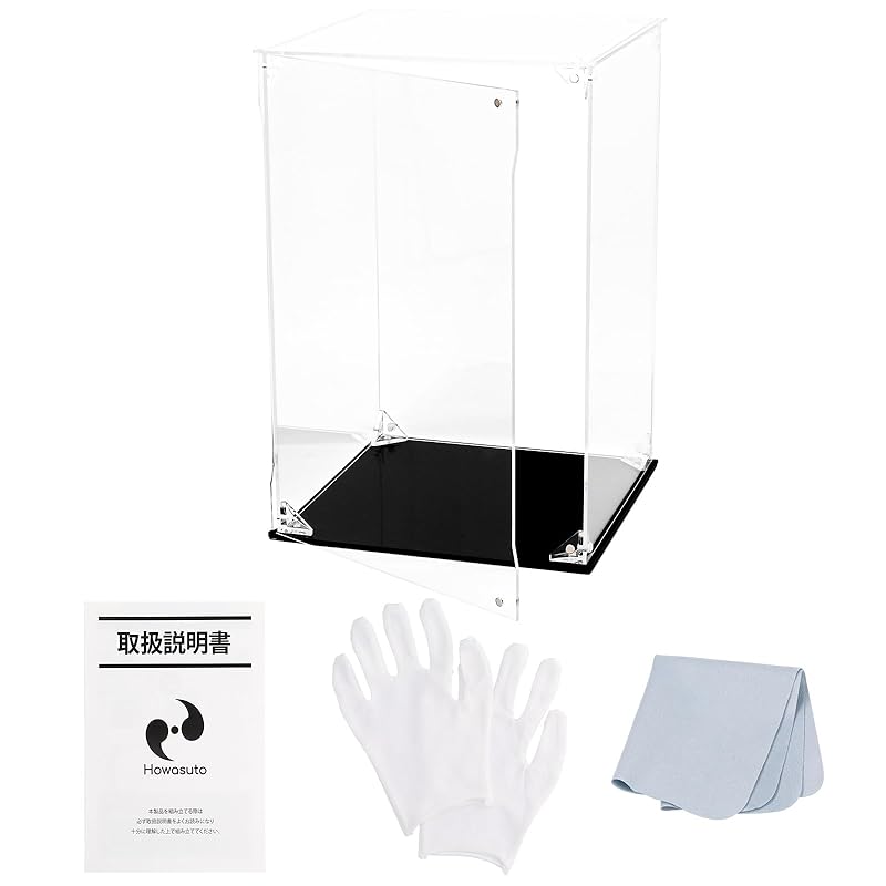 

Howasuto collection case display case [Magnetic front door] [Light transmittance 95% or more] 4 piece set figure case acrylic case assembly (Width