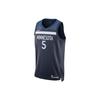 Nike Color Block Sleeveless Basketball Jersey 23-24 Season Timberwolves Edwards 5 Unisex jersey DN2085-105