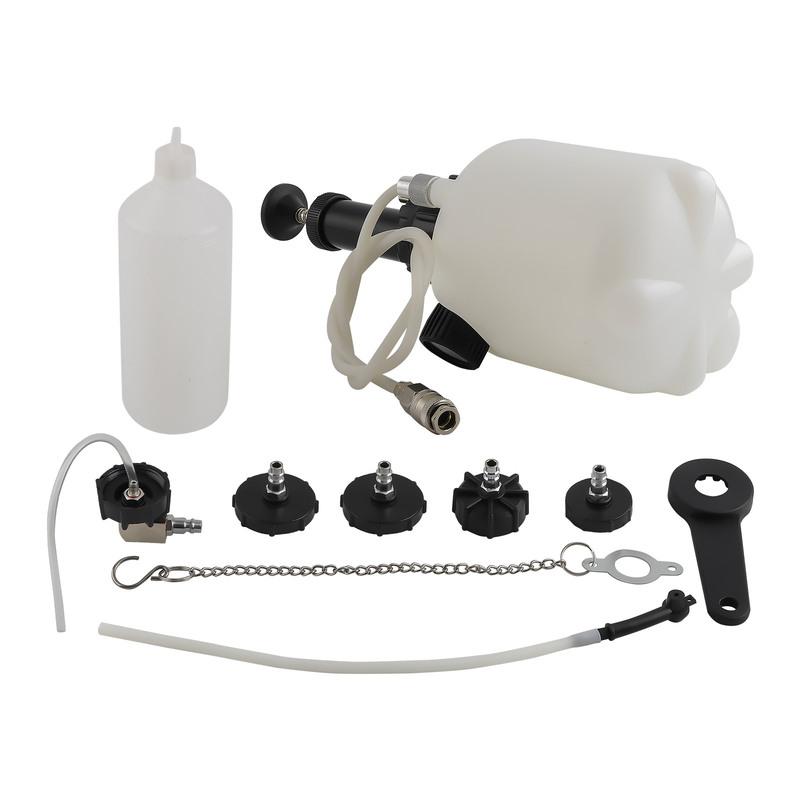 

Capacity Manual Brake Bleeder Bleeding Fluid Kit Tool with Universal Adapter 3L