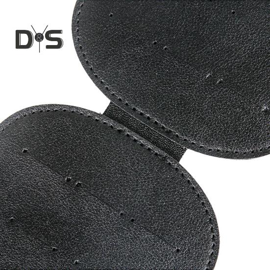 Faux Leather Guitar Picks Holder 18 Slots Plectrums Storage Bag for Men Women Guitar Design Pick Organizer Case for Players Lovers Teacher