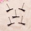 10Pcs Plain Hair Clip Blank Hairpin Hair Clips with Springs Alloy Hairpin Plain Barrette Blank Crafting