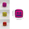 Cute Short Plush Geometry Dash Toy For Kids Comes In Multiple Colors!