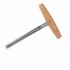 Durable Steel Peg Hole Reamer  with Wooden Handle Luthier Repair Tool for 3 4 4 4 Violin