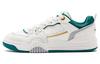 Jiangyue Slip Resistant, Abrasion Resistant, Lightweight Low Top Skateboard Shoes Women's White Green AGCT294-2