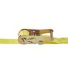 Ratchet Straps, 38.1 mm x 3 m, Heavy Duty Tie Down Straps with Double J Hook, 3000 kg Break Strength, Carry Bag, Tie Down Ratcheting for Moving,
