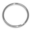 MégaCréa DIY - Keychain Rings 1.5 Cm Silver 12 Pieces